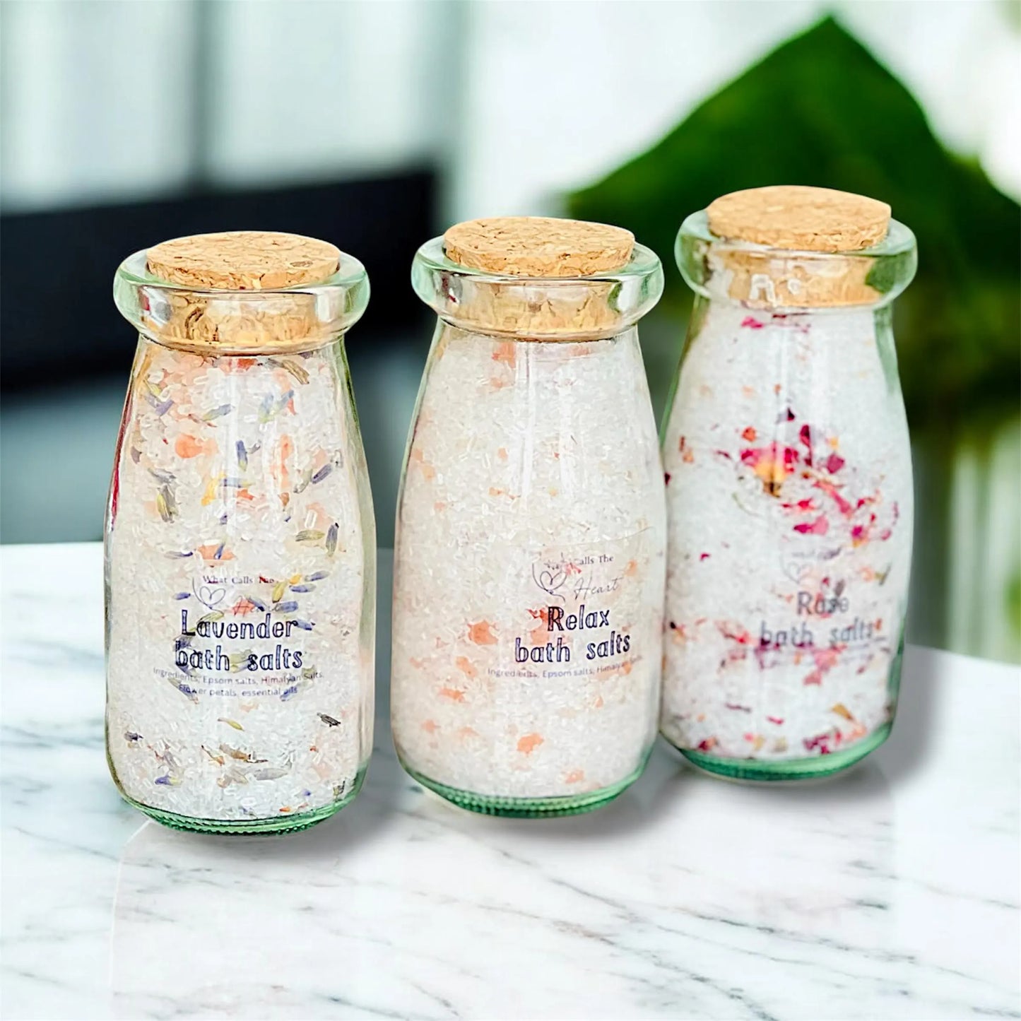 Christmas Bath Salts in a Jar, Stocking Stuffer Gift