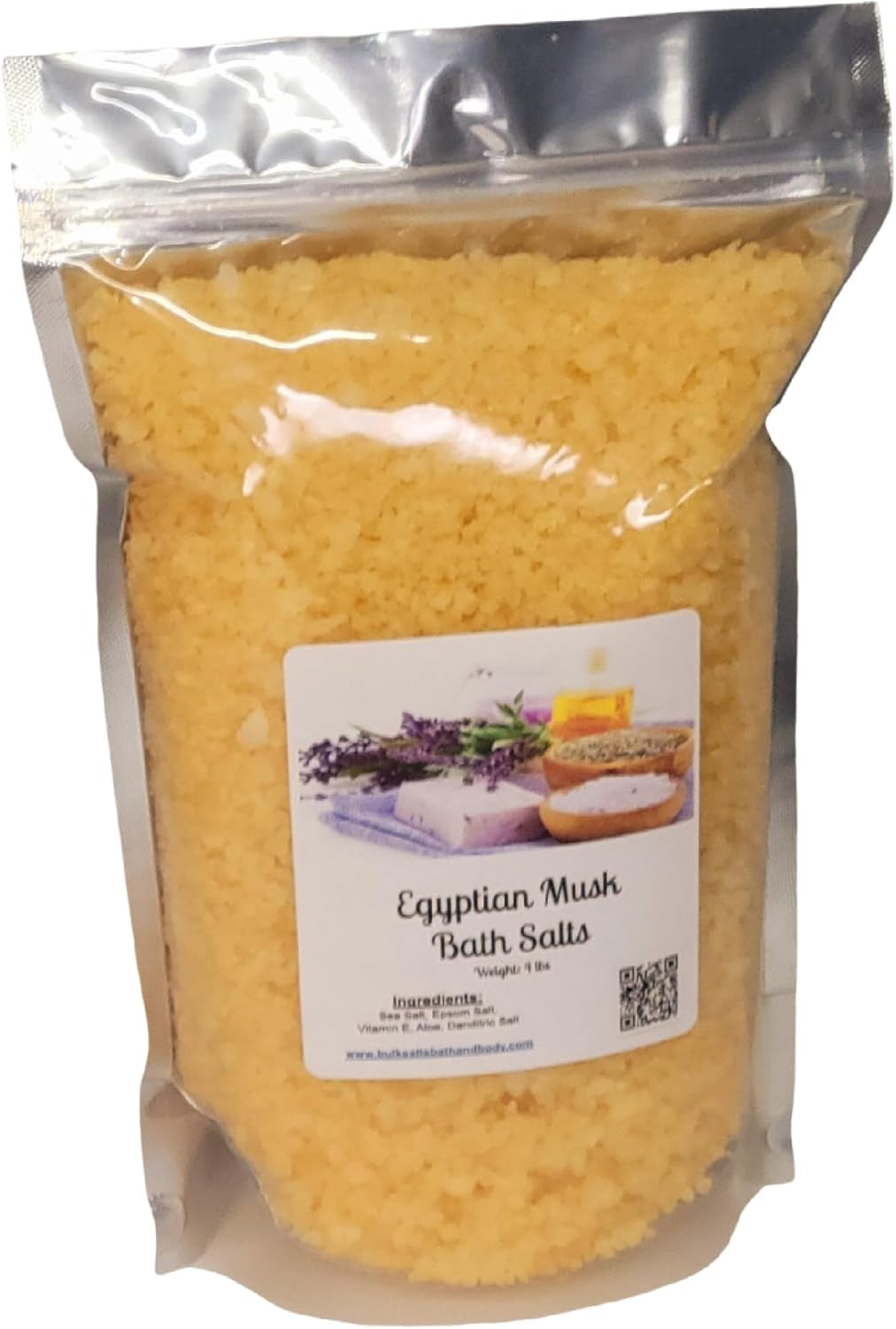 Egyptian Musk Scented Bath Salts: 4Lb Bag