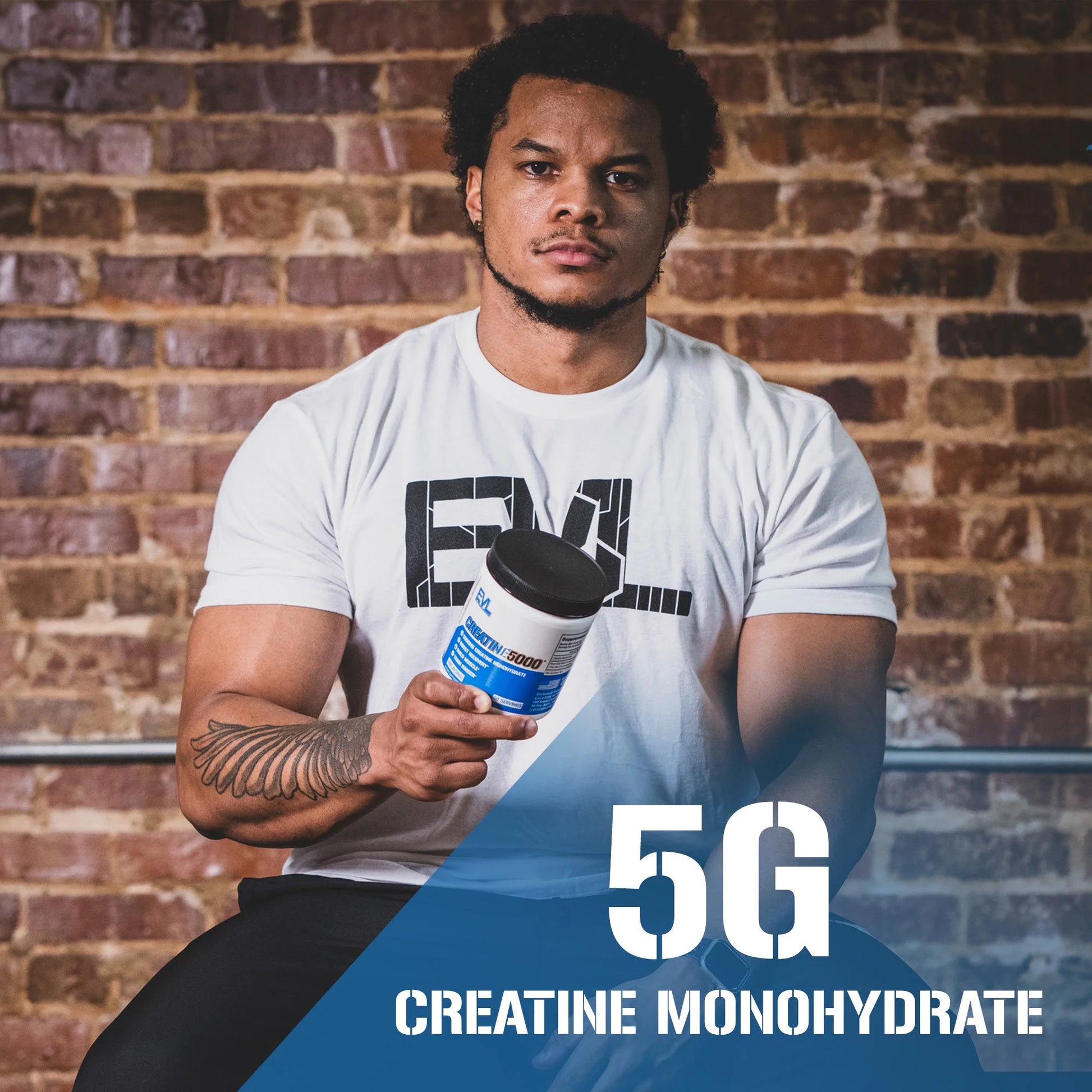 (2 Pack)  Creatine 5000 - Supports Faster Recovery, Lean Muscle Growth & Performance - Pre & Post Workout Powder - 5000Mg Pure Creatine Monohydrate per Serving - 60 Servings - Unflavored