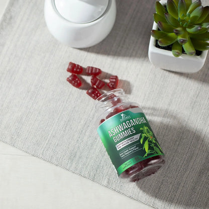 Ashwagandha Gummies 30:1 Extract - 3000Mg Equivalent - Advanced Ashwagandha Gummy Formula for Daily Use - Adaptogenic Supplement for Natural Calm, Relaxation, & Immune Support - Vegan - 60 Gummies