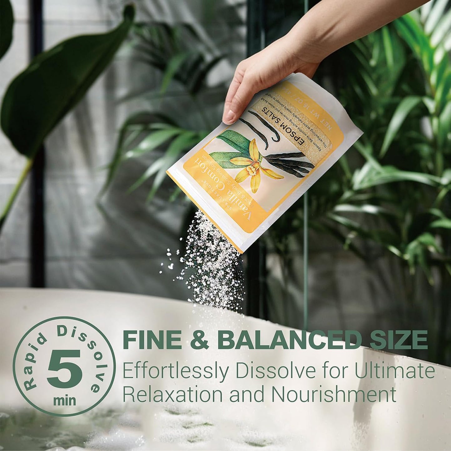 Epsom Salts for Soaking, Bath Salts for Women Gifts Set with Lavender, Vanilla and Coconut Scent Bath Set with Tea Tree Oil for Mom Christmas Gifts