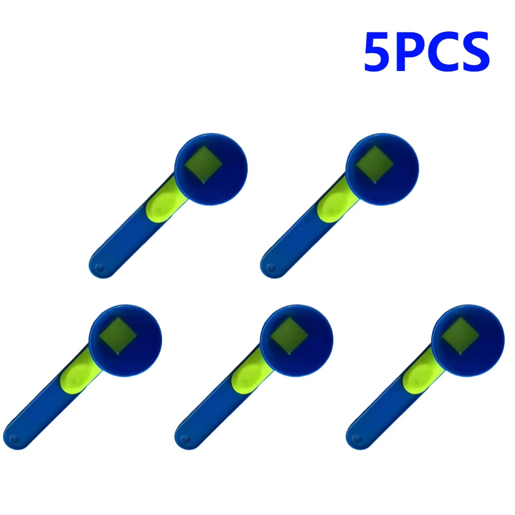 1-5PCS Measuring Scoop + Funnel Single Measuring Spoon No Spill Scoop Converts to Funnel for Protein Powder Sports Drinks