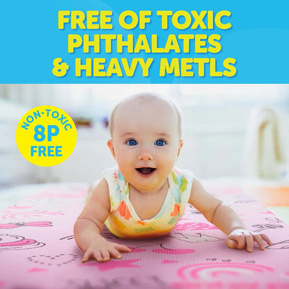 Yoga Mat, Yoga Mat for Kids, Exercise Mat for Toddlers, Kids Ages 3 Years and Up, Unicorn