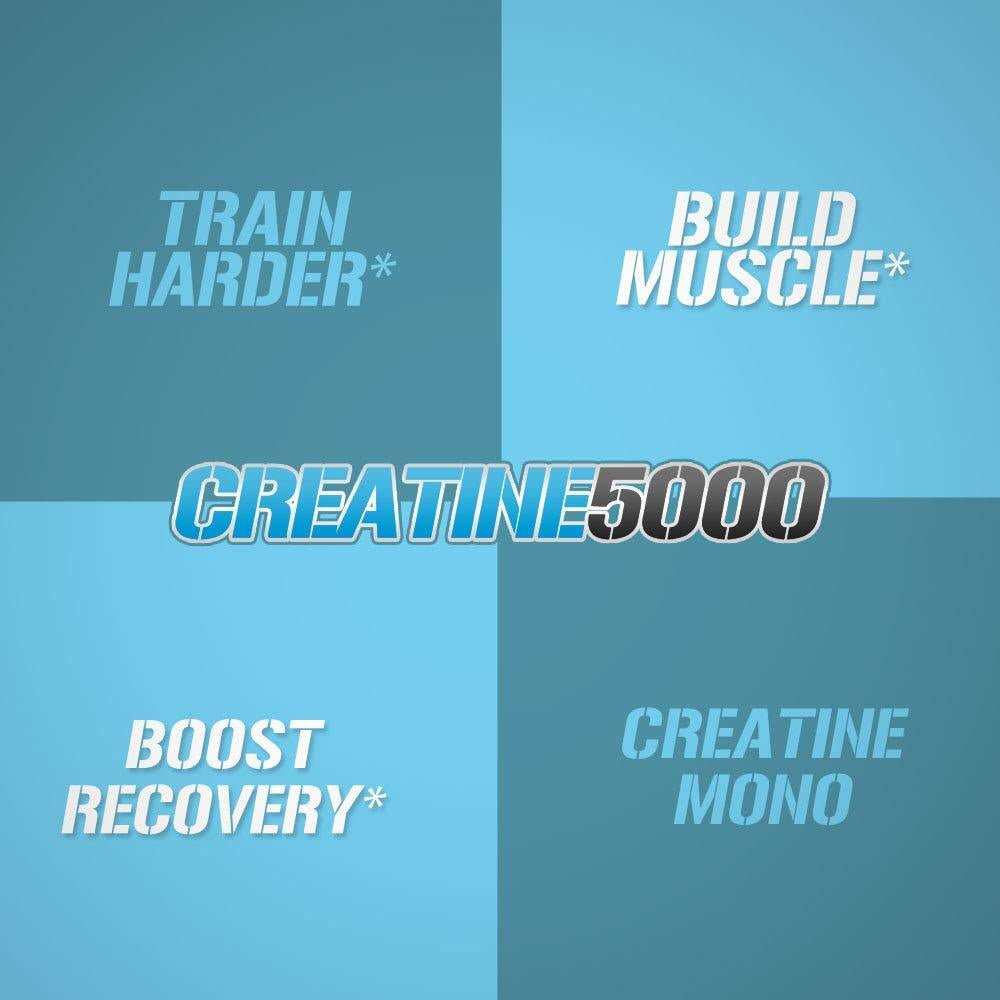 Creatine5000 60 Servings Pre and Post Workout Supplement 5G Creatine Monohydrate