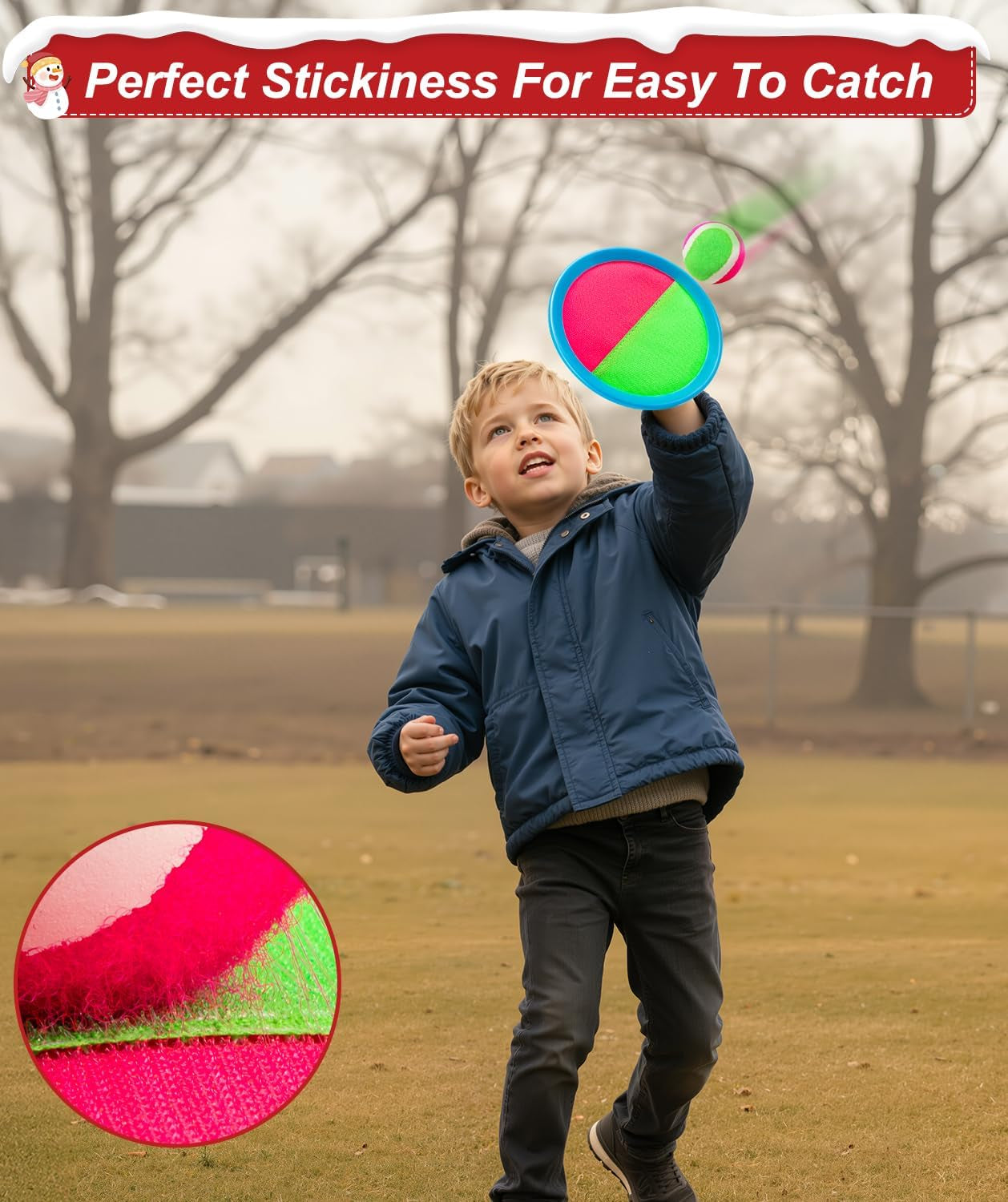 Kids Toys Toss and Catch Game Set Valentines Day Gifts for Kids Toddler, Toys for 3 4 5 6 7 8 Year Old Boys Girls Birthday Gift, Yard Outdoor Games for Kid Ages 4-8 8-12 Beach Pool
