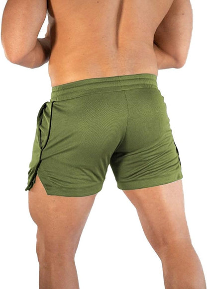Men'S Athletic Shorts Gym Workout Short Shorts Casual Shorts Running Bodybuilding 5 Inch Inseam Shorts