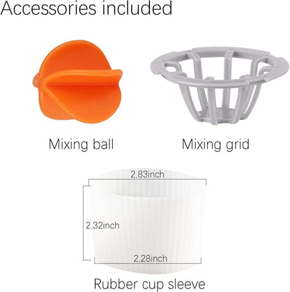 Stainless Steel Shaker Bottle Water Bottle with Whisk Protein 27Oz Shaker Bottles/Shaker Cups for Protein Mixes Leak Proof with Rubber Water Bottle Sleeve and Rubber Handle-Blue