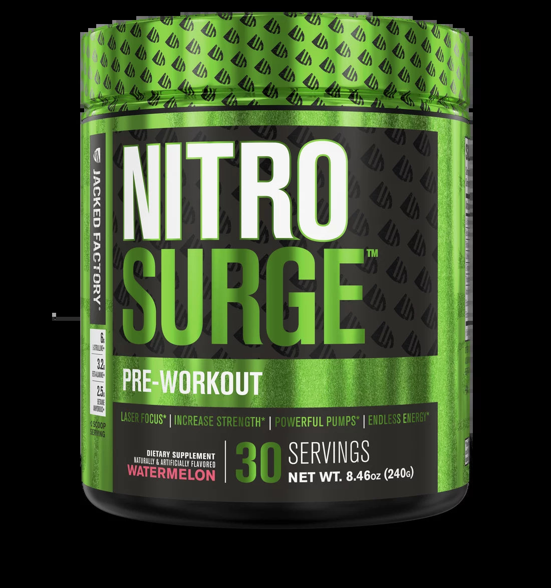 Nitrosurge Pre Workout Powder - 30 Servings, Watermelon