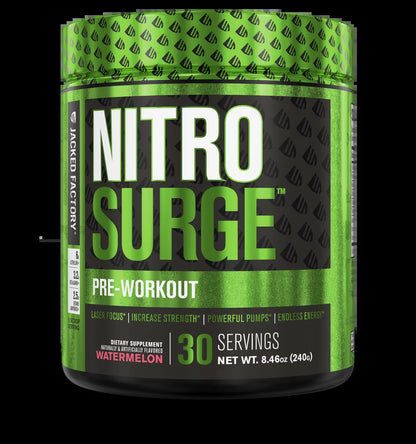 Nitrosurge Pre Workout Powder - 30 Servings, Watermelon