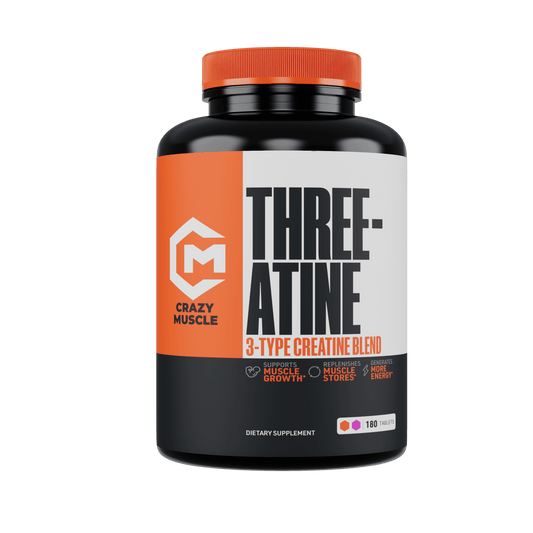 Creatine Monohydrate Pills, Premium 3 Type 5G Creatine Pills, Pre/Postworkout & Keto Energy Builder, Easy to Take Three-Atine for Optimum Performance Men Women, 90 Tablets