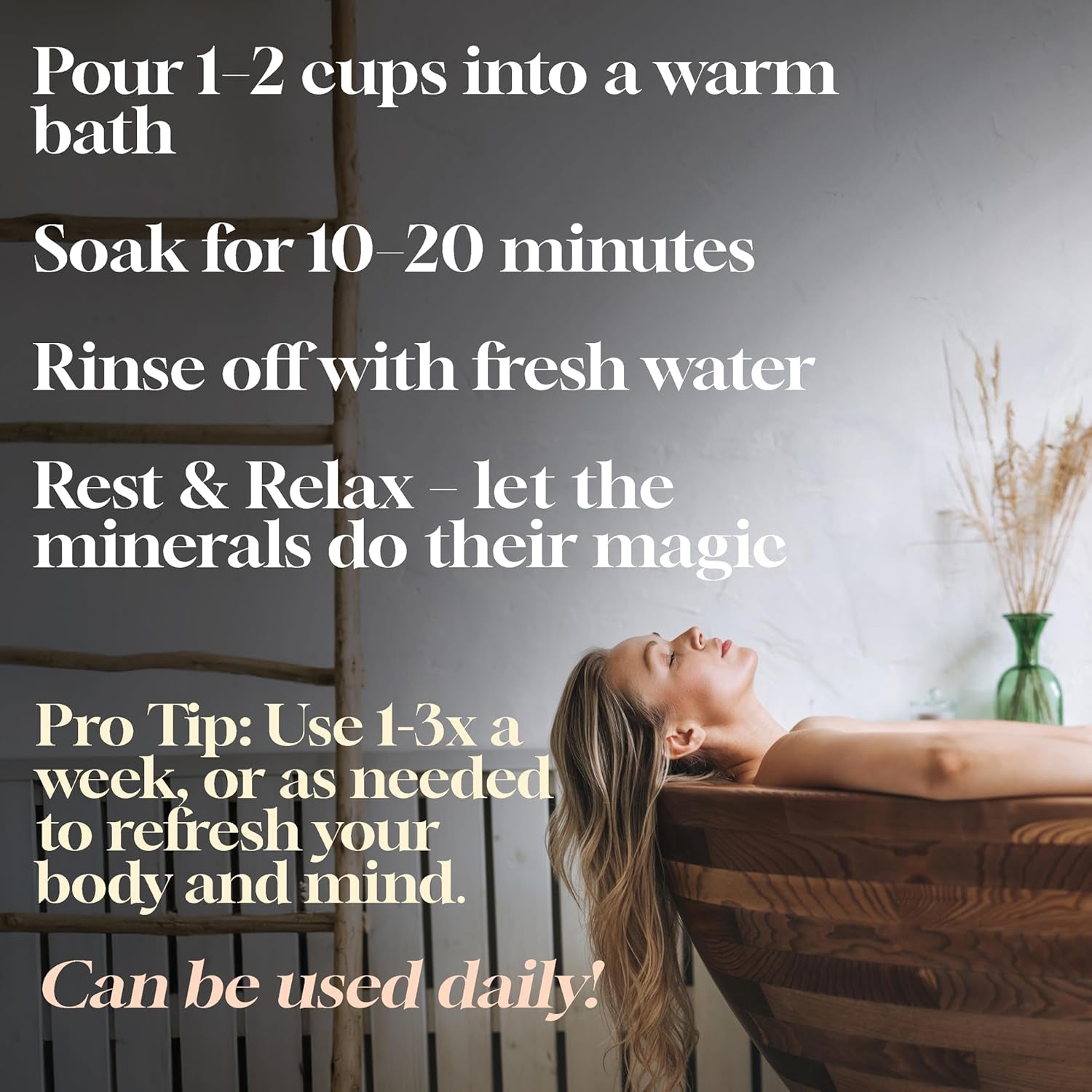 -Amazing Minerals Dead Sea Bath Salts,100% Full Mineral Therapeutic Bath Salts, Detoxifying & Moisturizing, Exfoliating for Dry Skin, Unscented(5 Lbs)