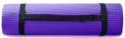 7-Piece Set - Include 1/2" Thick Yoga Mat with Carrying Strap, 2 Yoga Blocks, Yoga Mat Towel, Yoga Hand Towel, Yoga Strap and Yoga Knee Pad