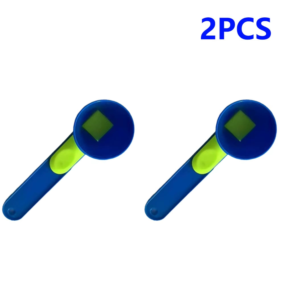 1-5PCS Measuring Scoop + Funnel Single Measuring Spoon No Spill Scoop Converts to Funnel for Protein Powder Sports Drinks