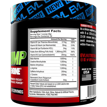 ENGN Pump - Intense Pre-Workout with Creatine - Maximum Pump Formula - Pre-Workout Powder for Lasting Energy & Power - with Nitric Oxide & Caffeine - 30 Servings - Cherry Limeade