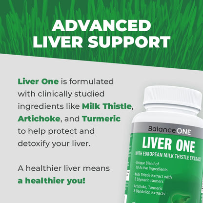 Liver Support with Milk Thistle & Artichoke, 30 Day Supply