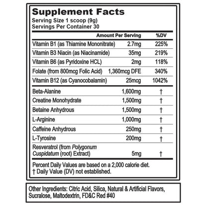 ENGN Pump - Intense Pre-Workout with Creatine - Maximum Pump Formula - Pre-Workout Powder for Lasting Energy & Power - with Nitric Oxide & Caffeine - 30 Servings - Cherry Limeade