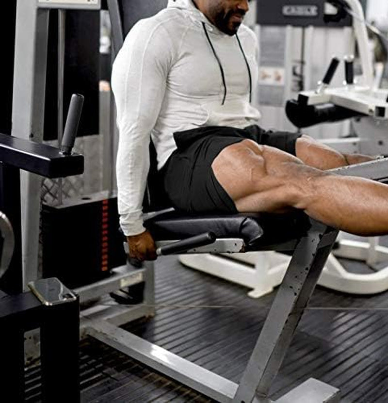 Men'S Athletic Shorts Gym Workout Short Shorts Casual Shorts Running Bodybuilding 5 Inch Inseam Shorts