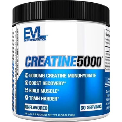 (2 Pack)  Creatine 5000 - Supports Faster Recovery, Lean Muscle Growth & Performance - Pre & Post Workout Powder - 5000Mg Pure Creatine Monohydrate per Serving - 60 Servings - Unflavored