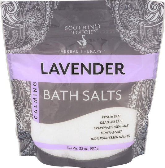 Soothing Touch Bath Salts Cedar Sage 32Oz Pouch | Relaxing Aromatherapy Soak...