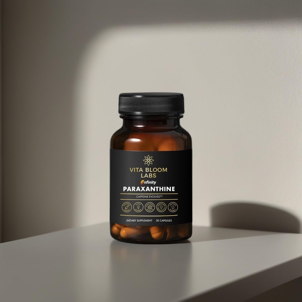 Paraxanthine Capsules for Clean Energy Focus | Caffeine Alternative 200Mg
