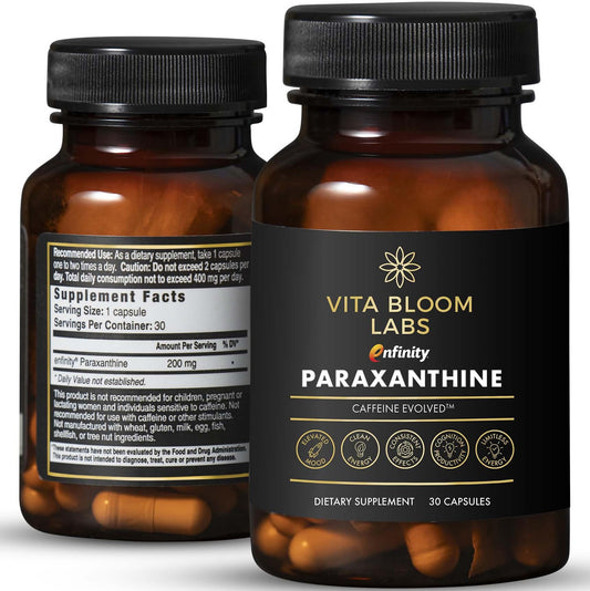 Paraxanthine Capsules for Clean Energy Focus | Caffeine Alternative 200Mg