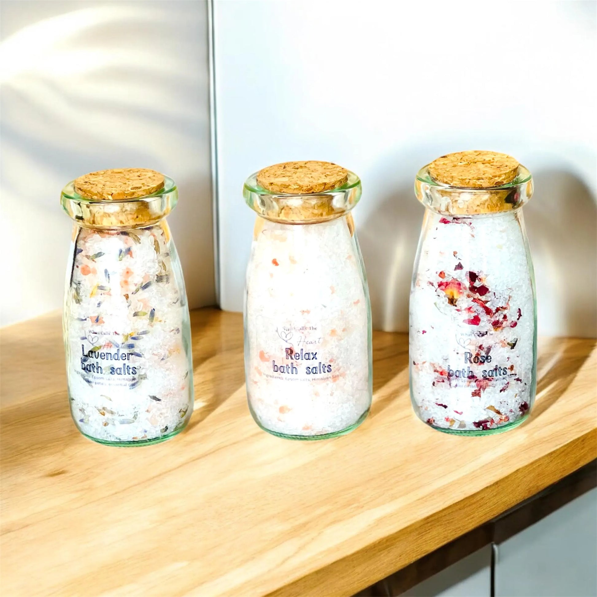 Christmas Bath Salts in a Jar, Stocking Stuffer Gift
